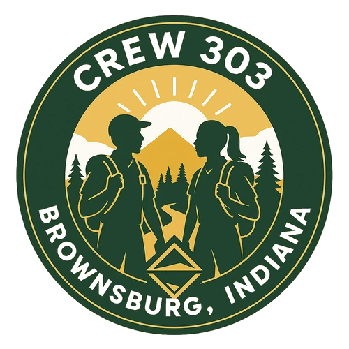 Crew 303, Brownsburg, Indiana badge