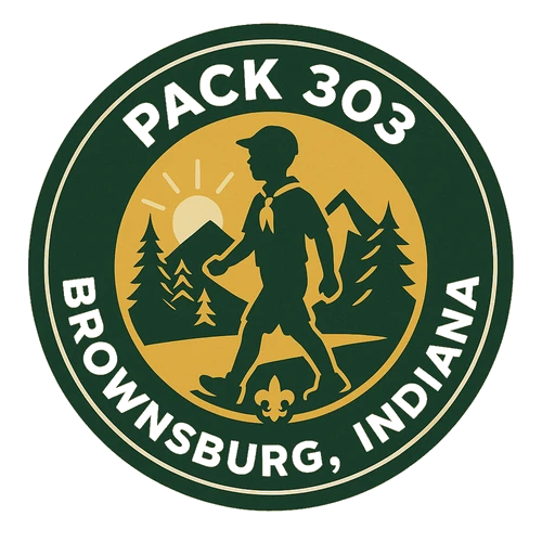 Pack 303, Brownsburg, Indiana badge